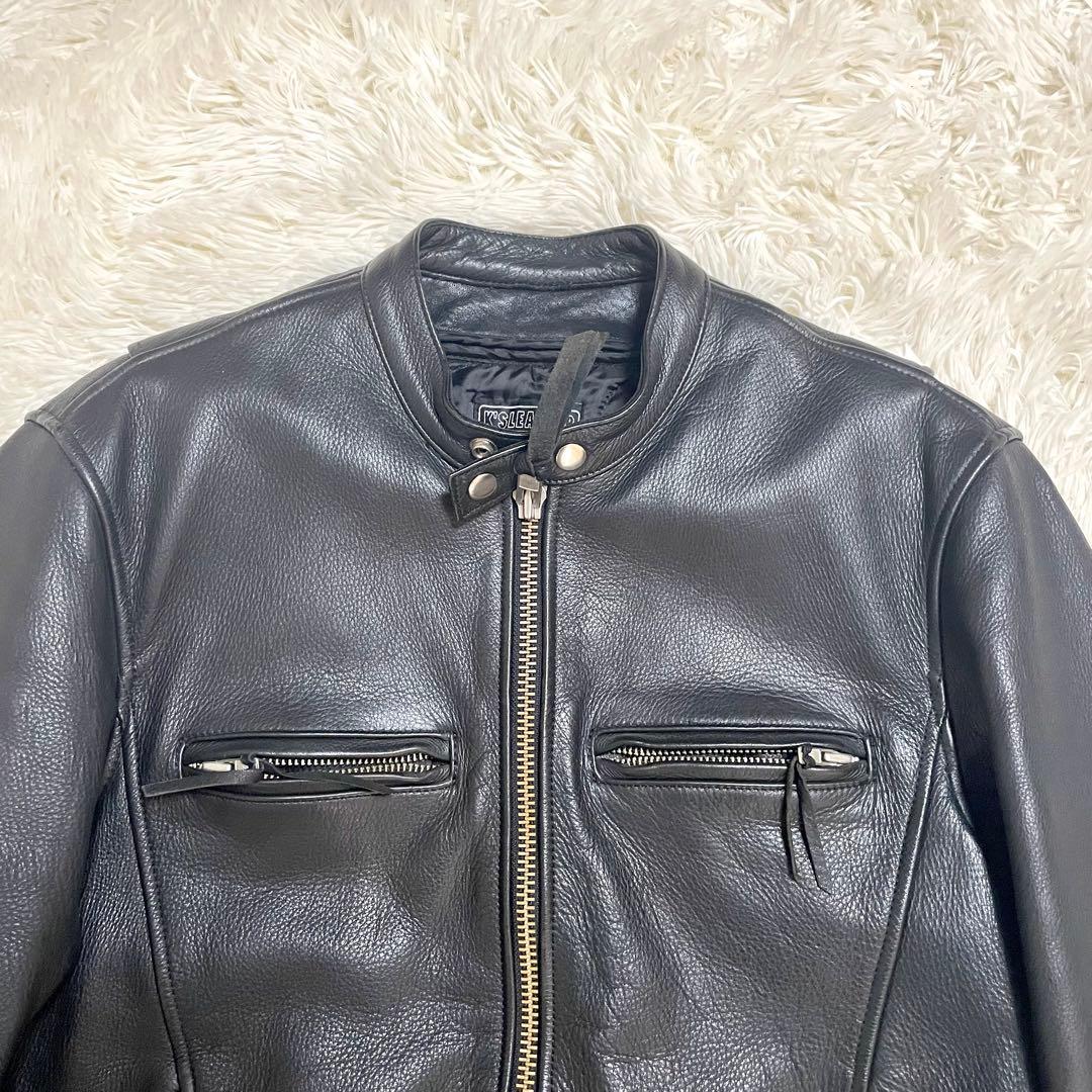 ✨極美品✨KADOYA シングルライダース ブラック ライナー付 XLサイズ