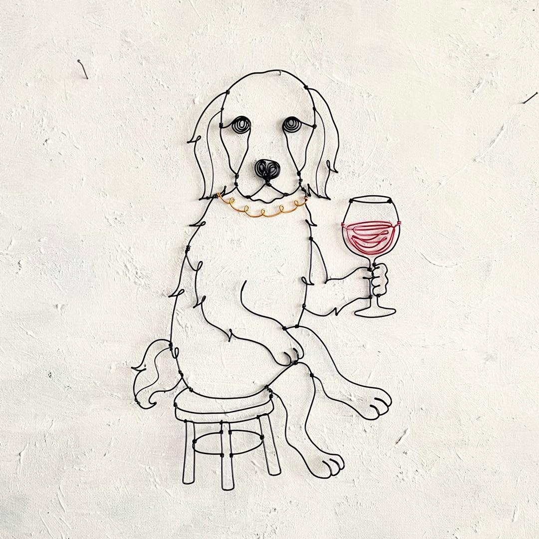 （専用）ワインシリーズ　ワイヤーアート