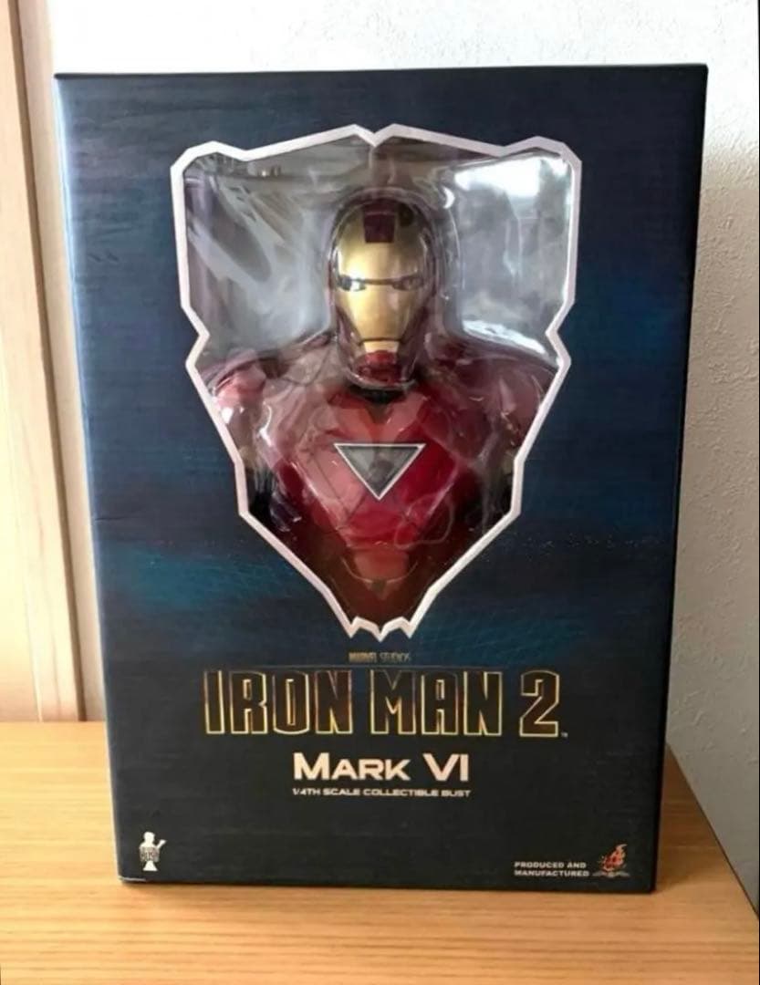 レア品　美品　ホットトイズ　1/4スケール　バストアップ　アイアンマン　マーク６