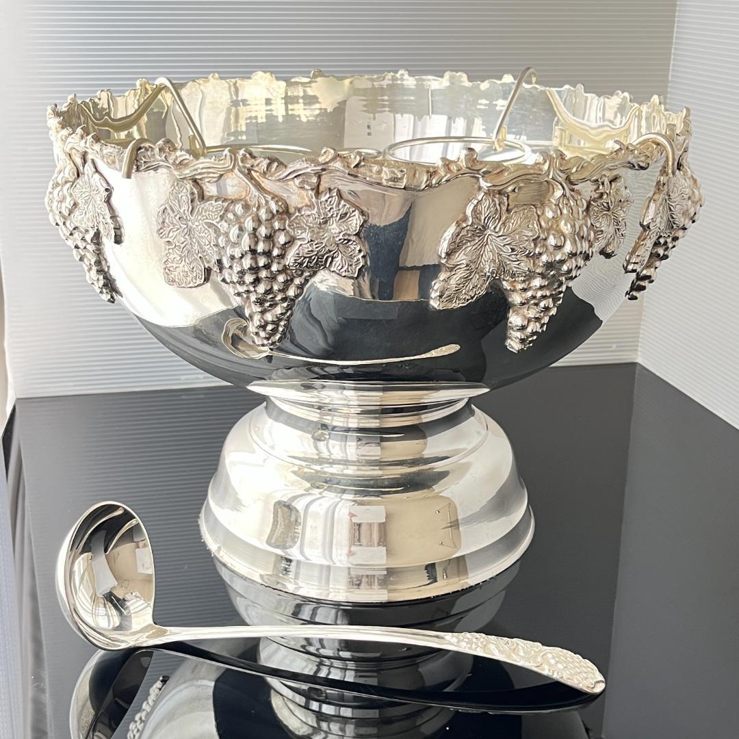 【特大】 葡萄のワインクーラー / パンチボウル / センターピース 巨大