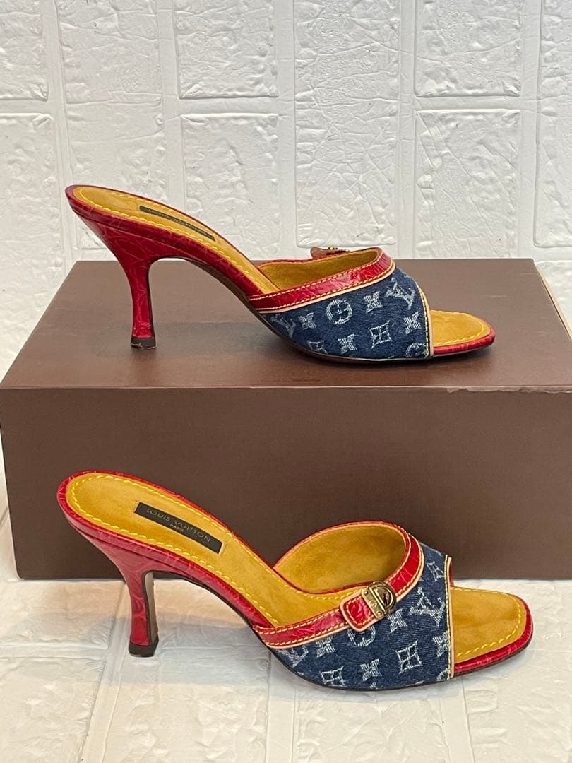 【良品】LOUIS VUITTONルイヴィトン　ミュール　❤︎