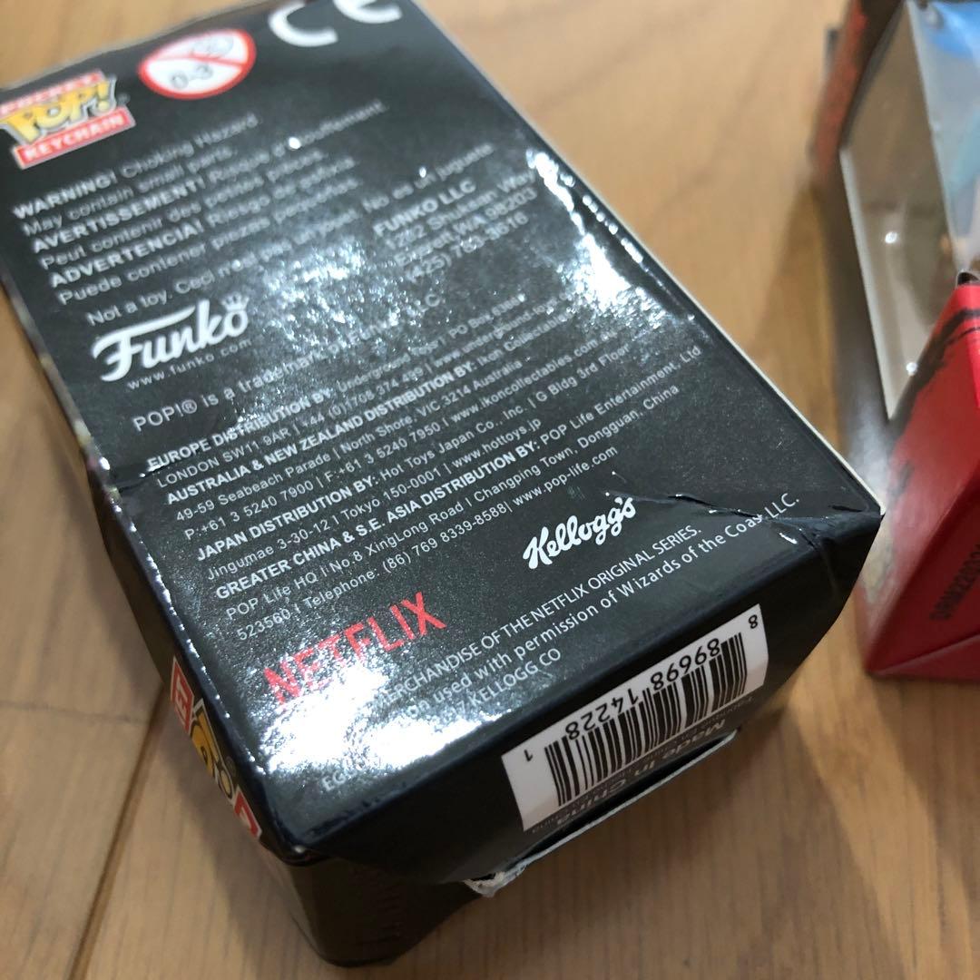 希少 ストレンジャーシングス FUNKO POP ダスティン キーチェーン