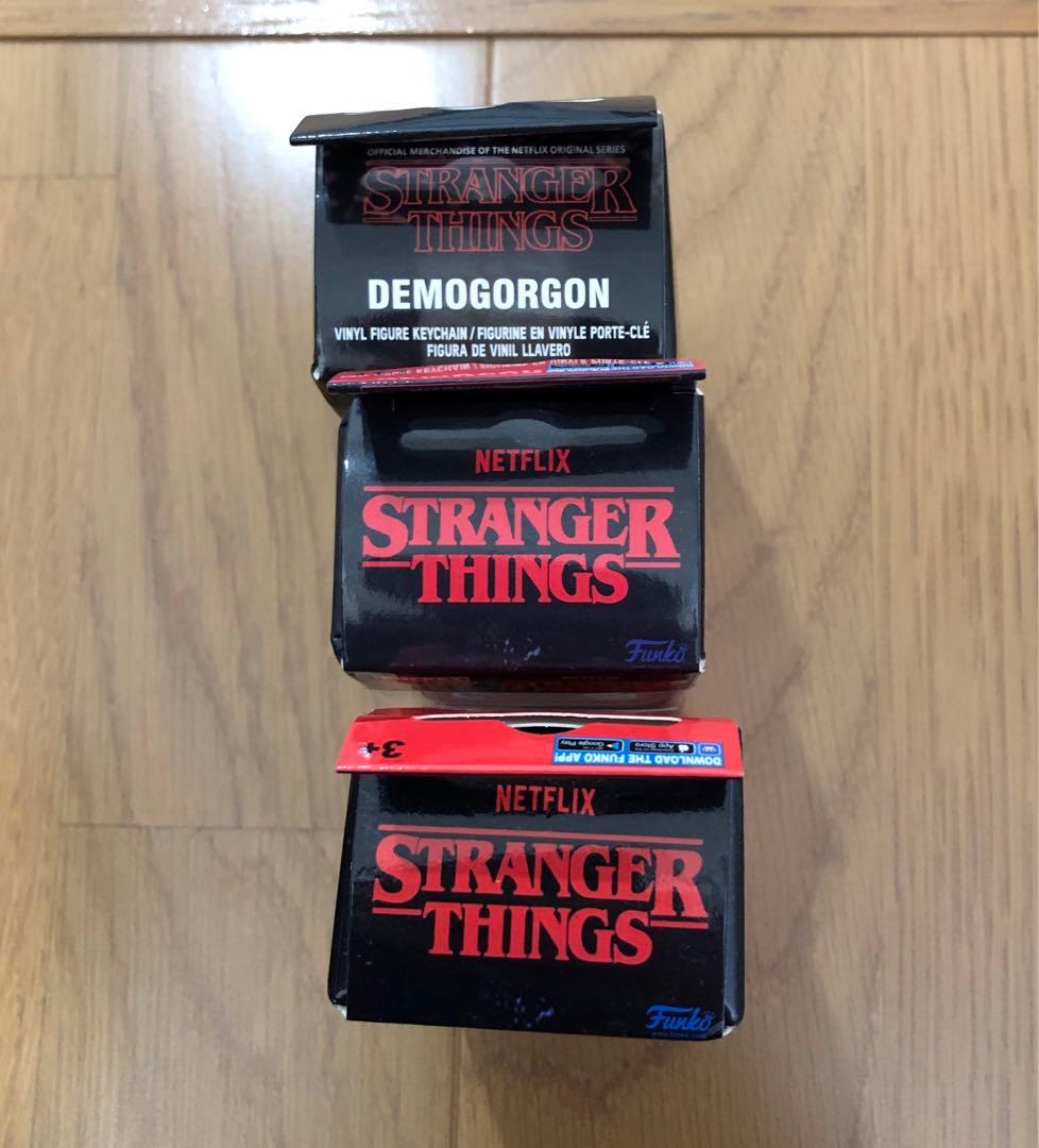 希少 ストレンジャーシングス FUNKO POP ダスティン キーチェーン