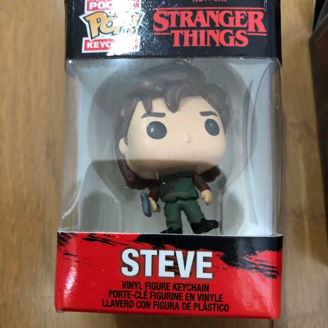希少 ストレンジャーシングス FUNKO POP ダスティン キーチェーン