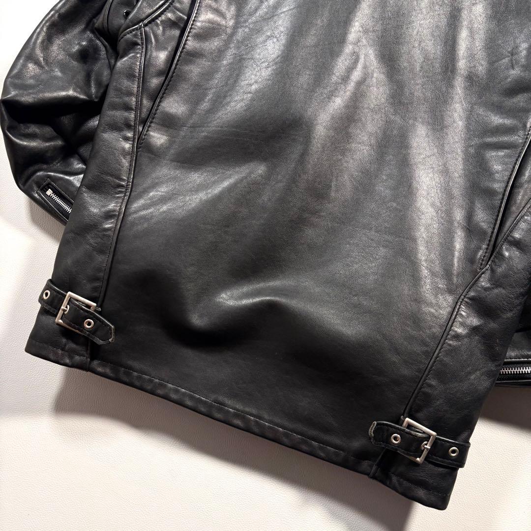 schott L相当 641 レザー ライダースジャケット USA ライナー