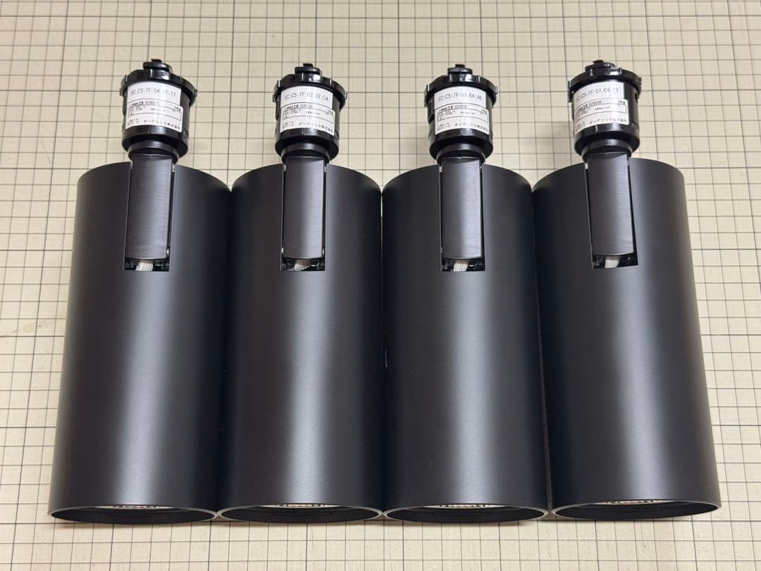 オーデリックダクトレール用LEDスポットライト4個セット