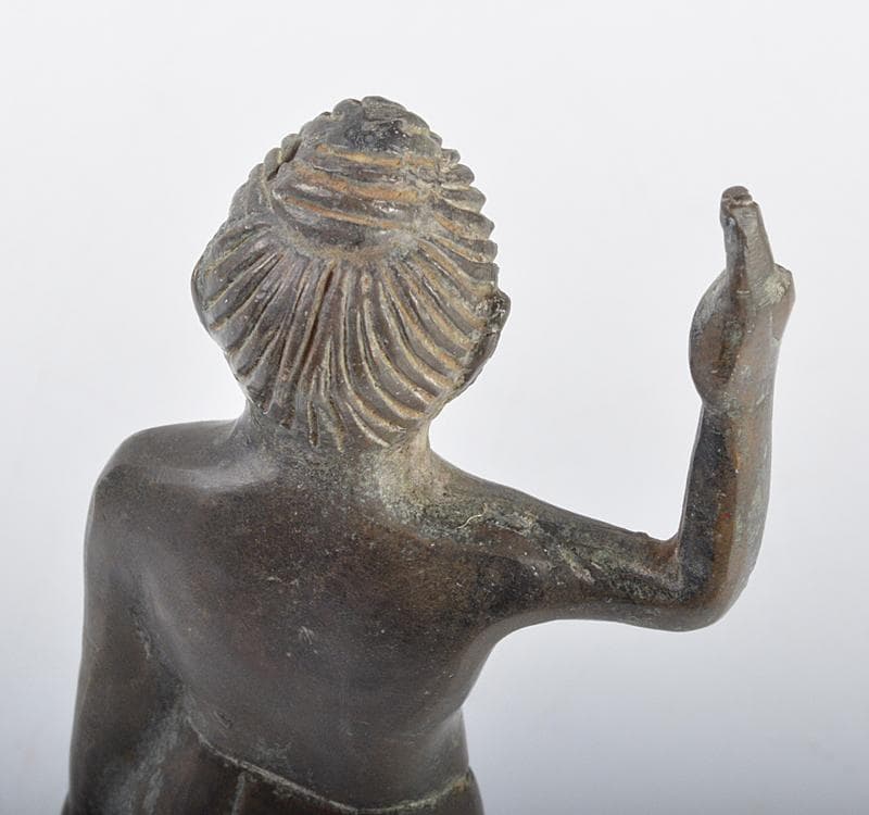 仏教美術　古銅　誕生仏　仏像　時代箱　D　R4270