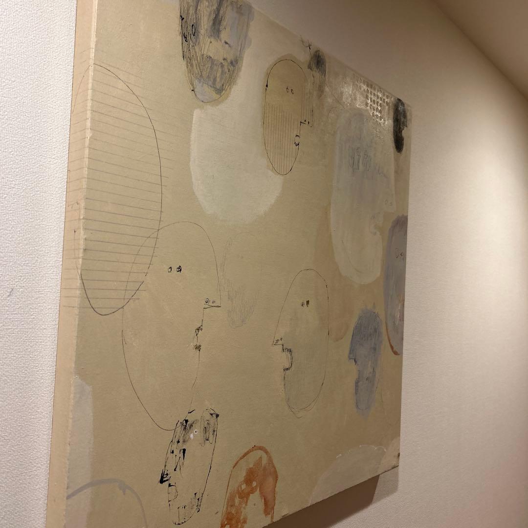 松田奈那子　絵画　アートパネル　北欧　ナチュラル　モダン　インテリア　15号