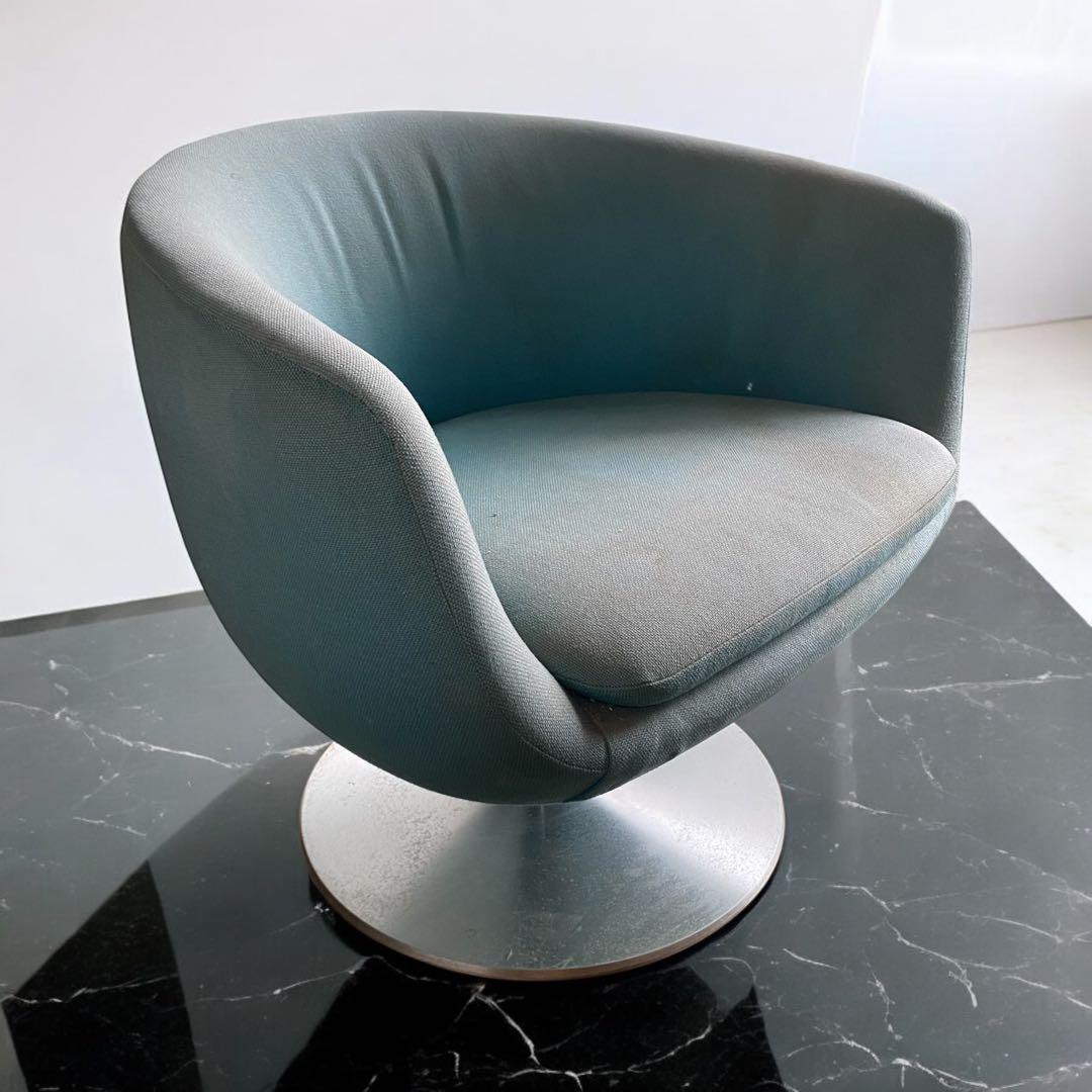 ミッドセンチュリー　昭和レトロ★イトーキのラウンジチェア②美しい曲線的なフォルム