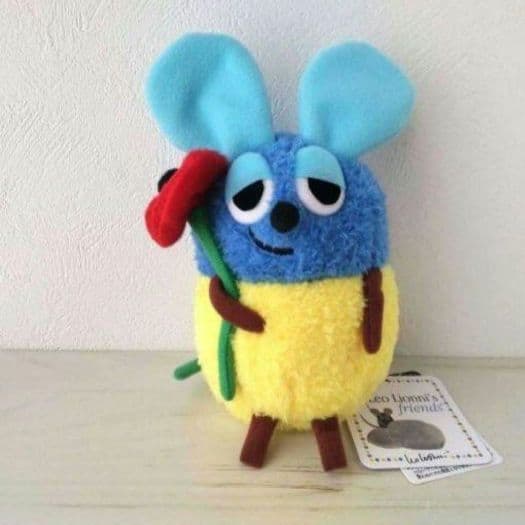 新品　レオレオニ　ふんわり フレデリック カラーズ　ぬいぐるみ　ブルー