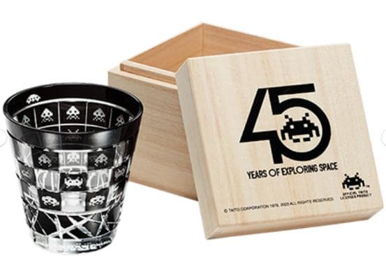 限定制作450点　スペースインベーダー　45周年記念　江戸切子　グラス