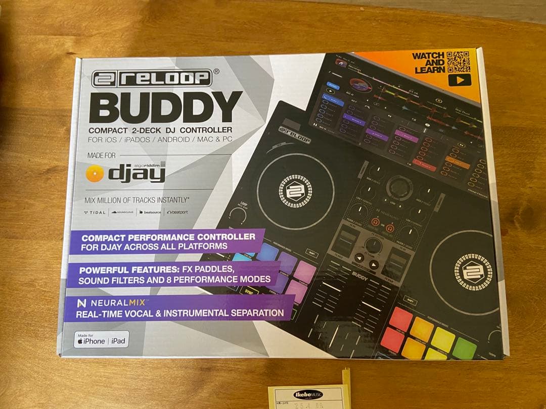 新品未使用　Reloop Buddy 2デッキDJコントローラー　一年保証有り