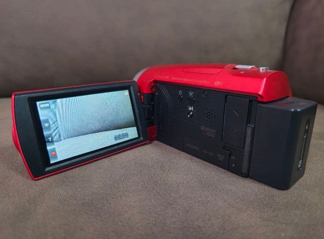 SONY HDビデオカメラ（CX-680） レッド