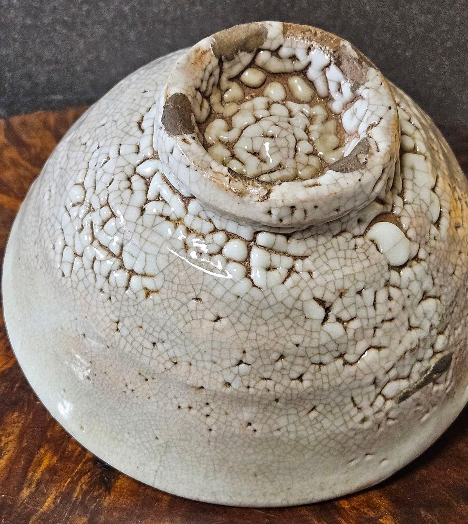【名品❗】李氏朝鮮時代　李朝　井戸茶碗　高麗茶碗　梅花皮高台　古渡り茶碗　茶道具