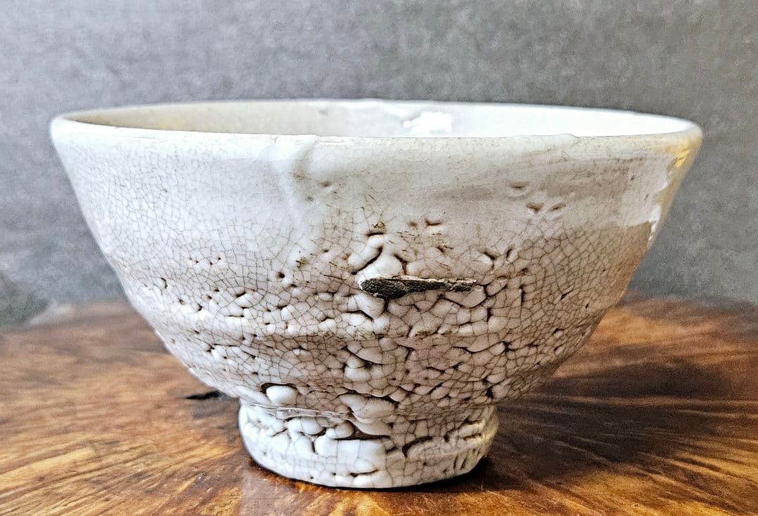 【名品❗】李氏朝鮮時代　李朝　井戸茶碗　高麗茶碗　梅花皮高台　古渡り茶碗　茶道具