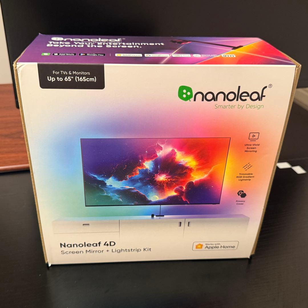 Nanoleaf(ナノリーフ)4D テープライト 65インチまで対応