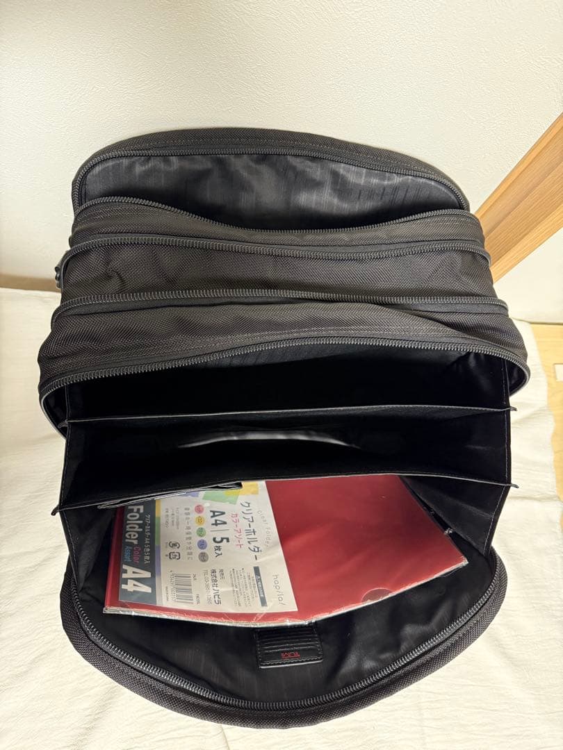 美品　トゥミ　アルファー　エクスパンダブル　オーガナイザー　ブラック　拡張機能