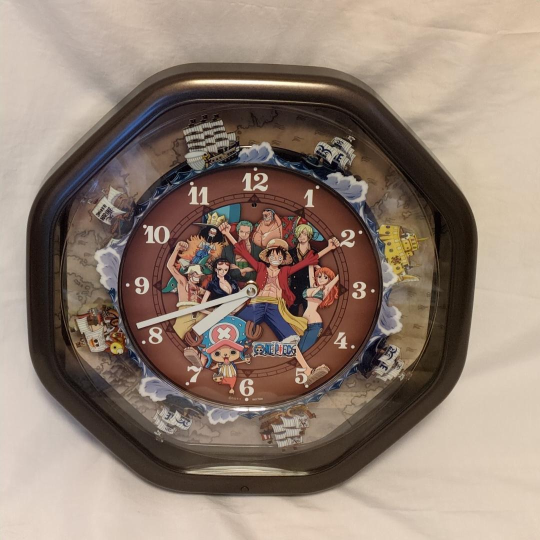 RHYTHM ONE PIECE ワンピース 掛け時計 4MH880-M06