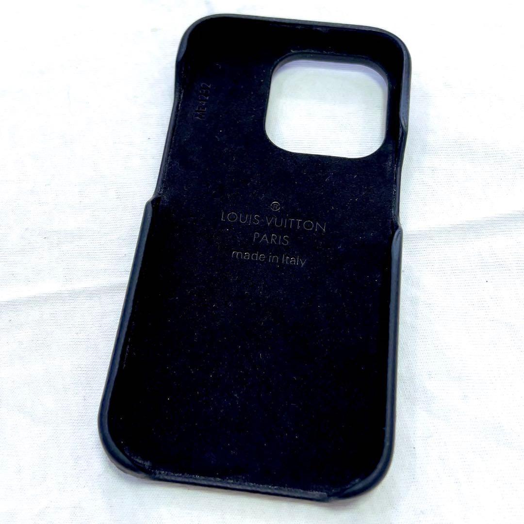 ルイヴィトン バンパー ケース スマホ iPhone14Pro 黒 M81999