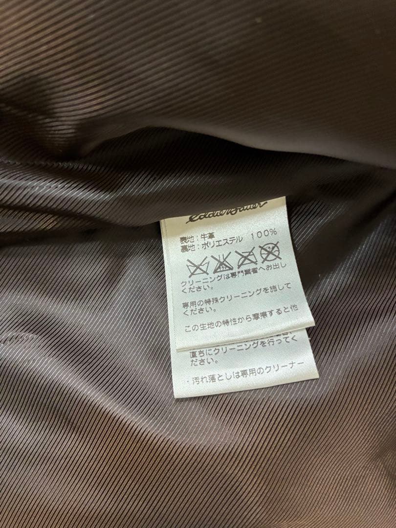 90s 00sエディーバウアー レザー ライダースジャケットTALONジッパー