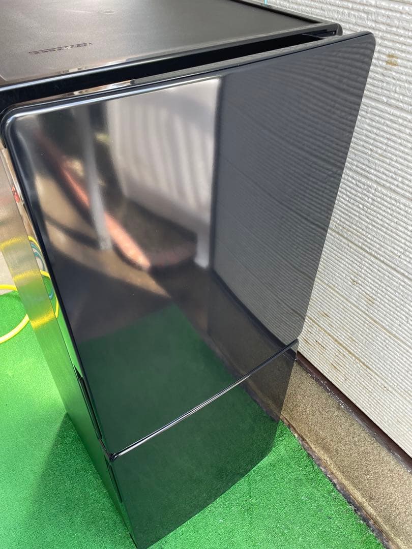 811 ハイアール 148L おしゃれブラック2ドア冷蔵庫 一人暮らし 単身