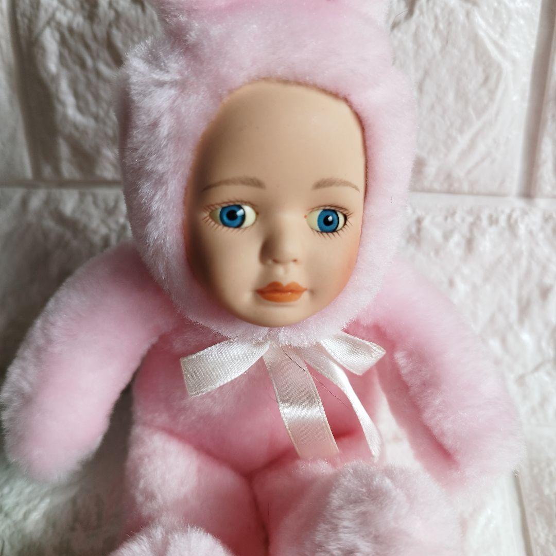 ヴィンテージ うさぎ ぬいぐるみ リアルで可愛い赤ちゃん人形 アメリカ