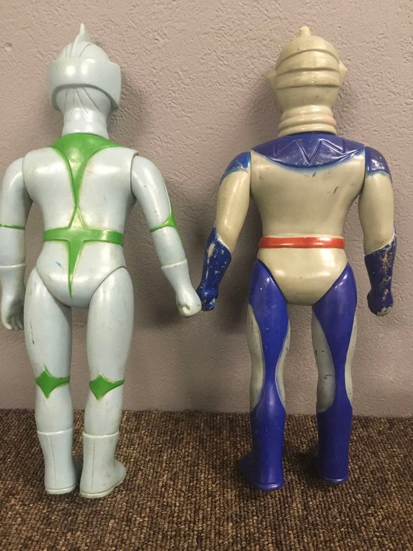 ミラーマンソフビ　ブルマァク　パイロット版　2体セットおまけ付き