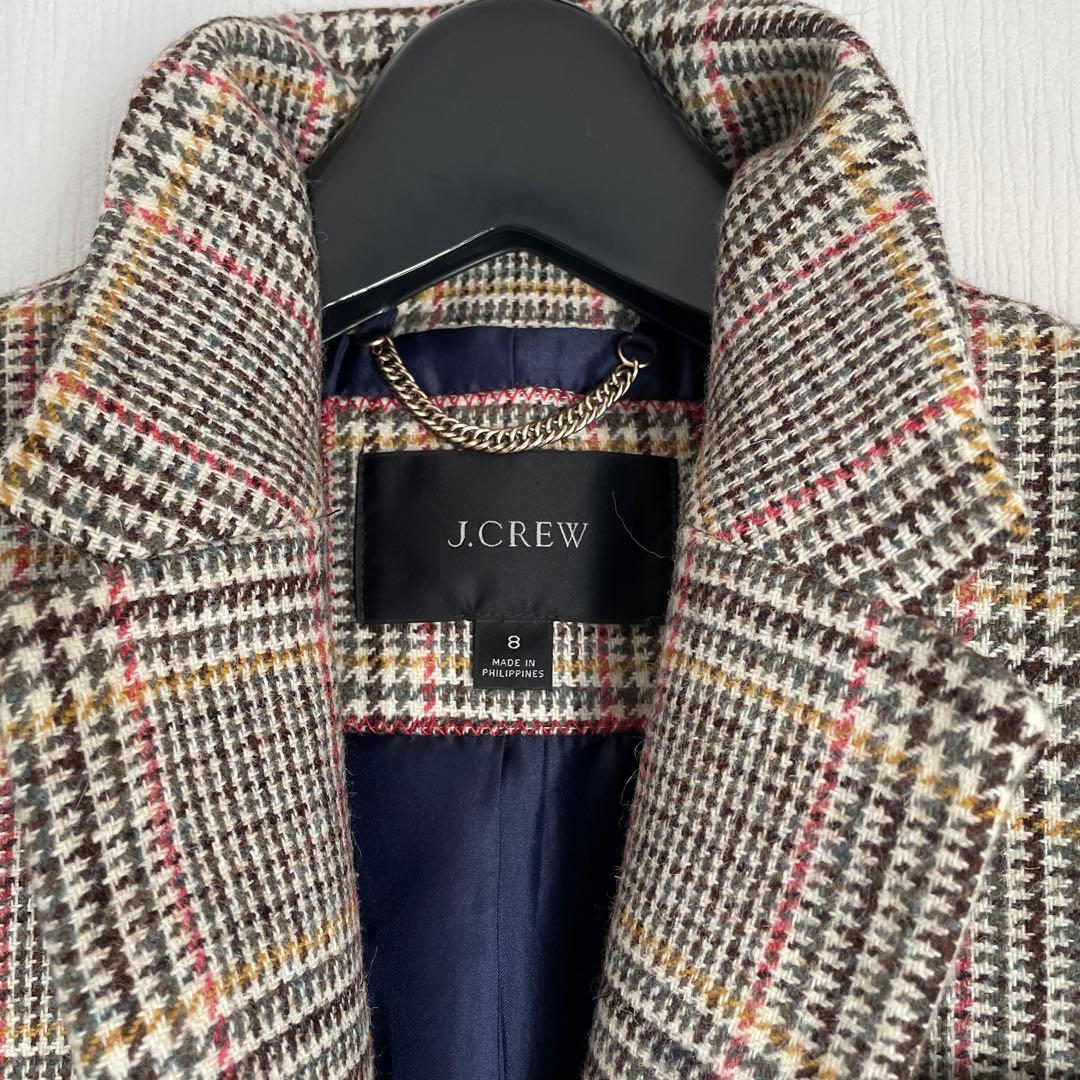 新品　J.crew ウールコート　レディースUSサイズ8