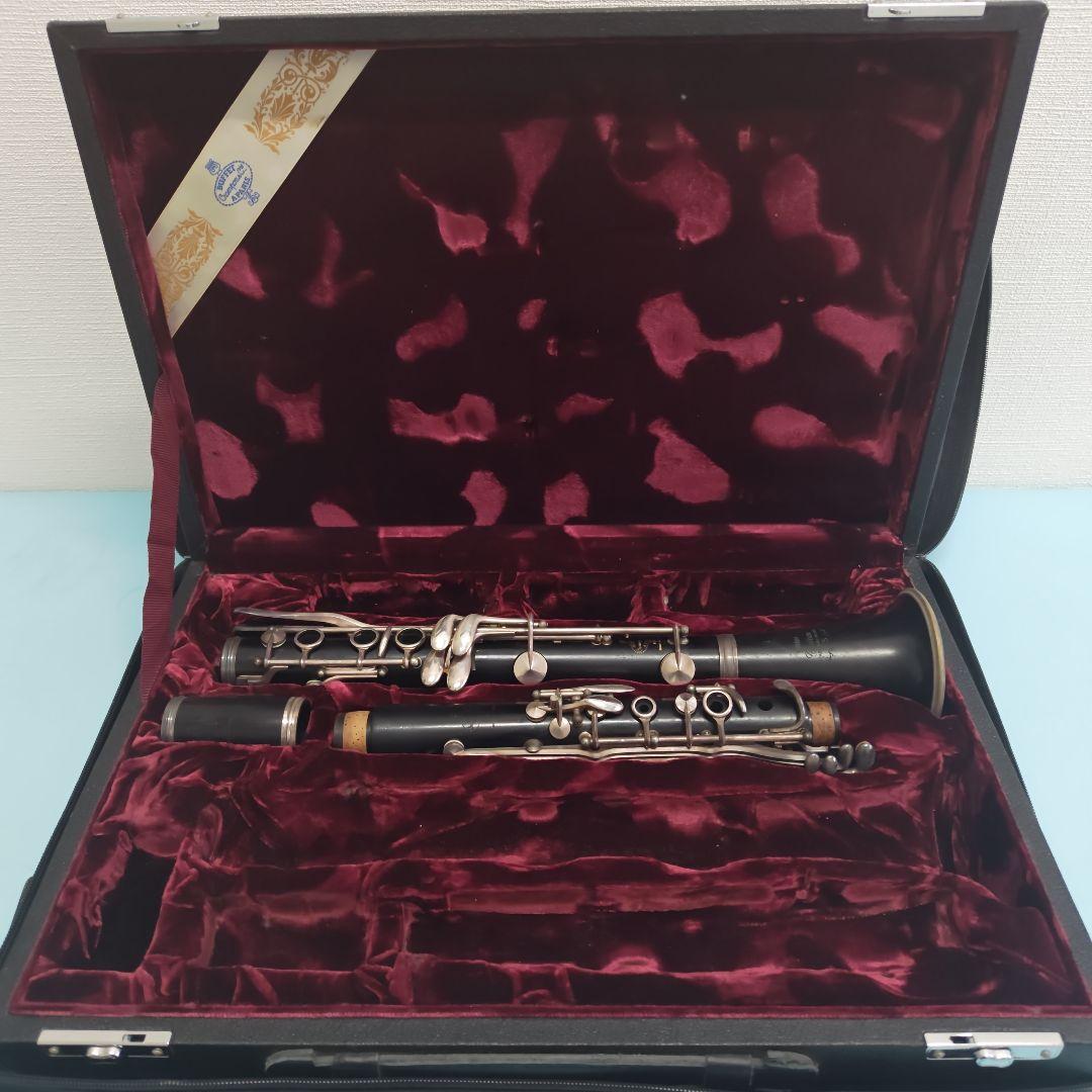 A管　Ａ管　クラリネット　クランポンＲ-１３？本体とダブルケース