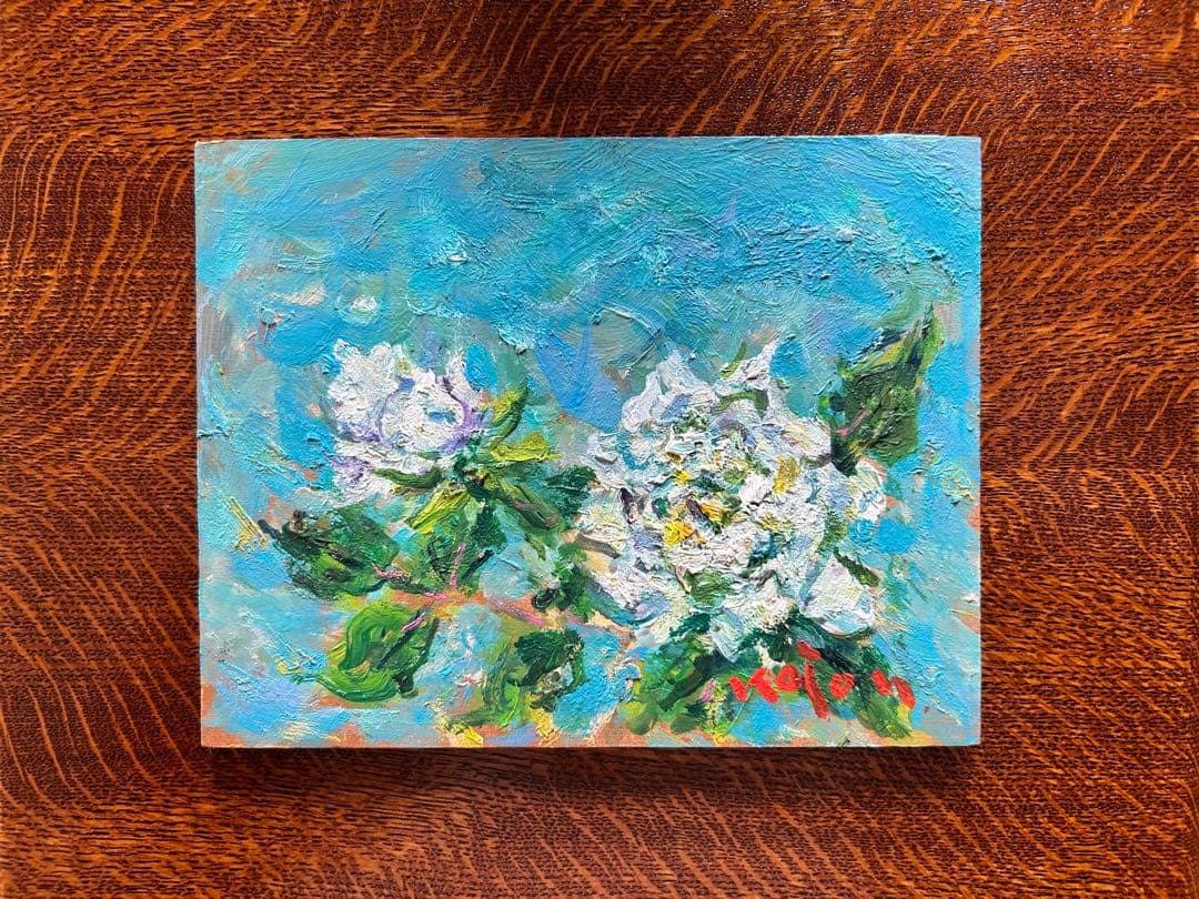 秦森康屯　白バラ