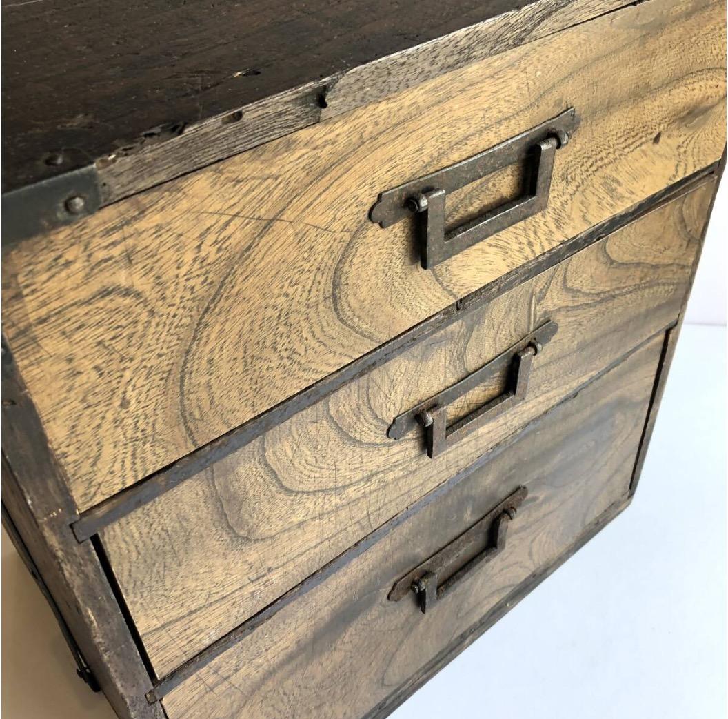 【大正期】アンティーク　小引き出し　小物入れ　木箱　アンティークチェスト　和家具