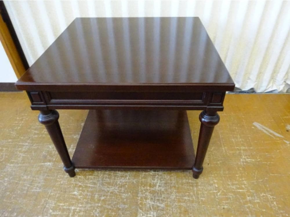 カリモク最高峰　ドマーニ　PROCEED　サイドテーブル　クラシック家具