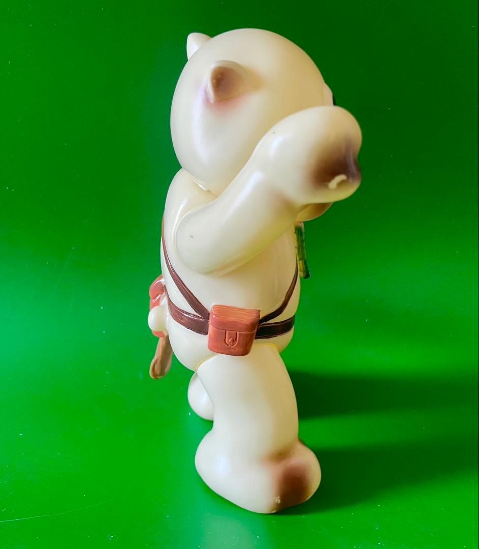 【珍品】当時物　マルザン　のらくろ ブル連隊長 ソフビ　1969年　田川水泡