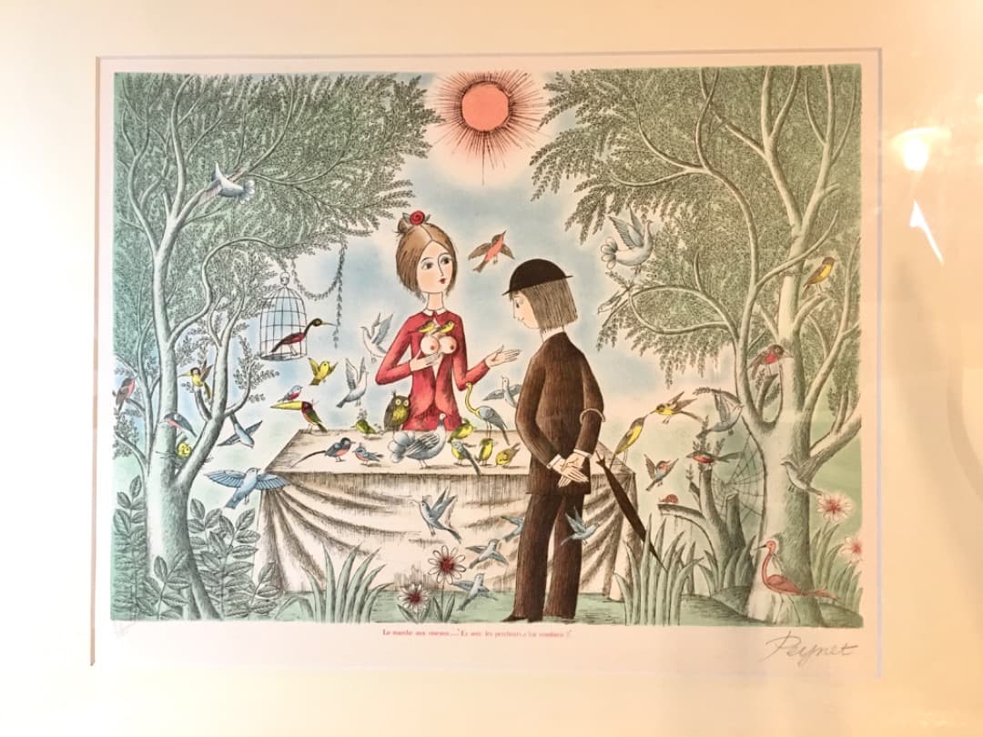 ○[超希少] レイモン・ペイネ 『全部でおいくら』 リトグラフ 版画