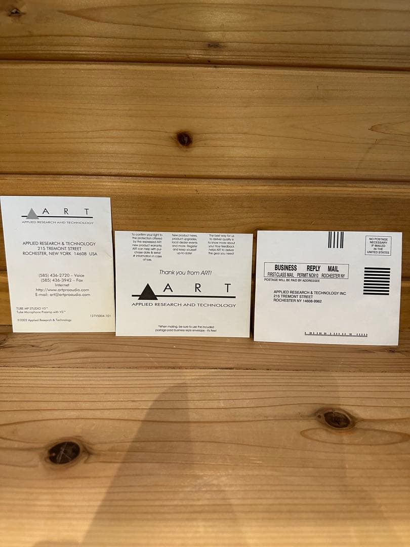 ART Tube MP Studio V3 プリアンプ