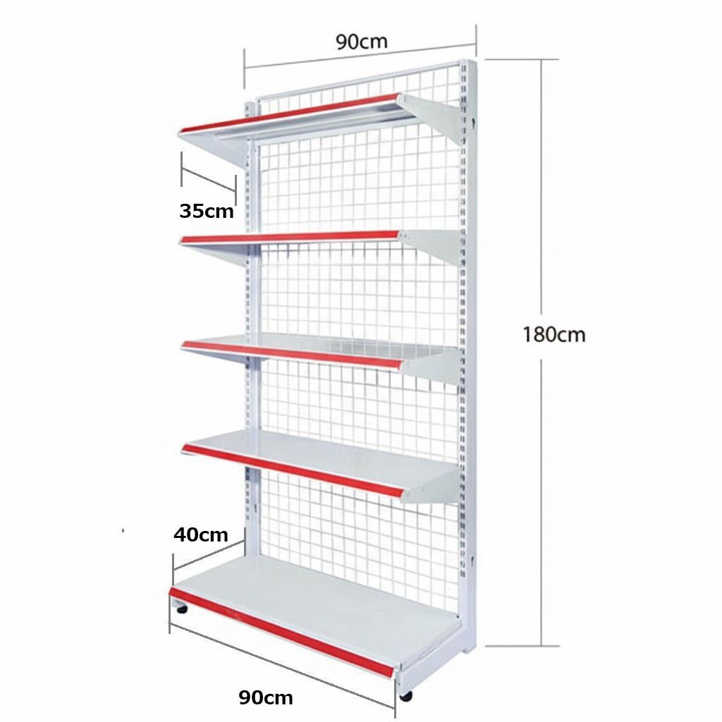 店舗展示棚 W90×H180 2個セット　(f_tsujisaka専用商品)