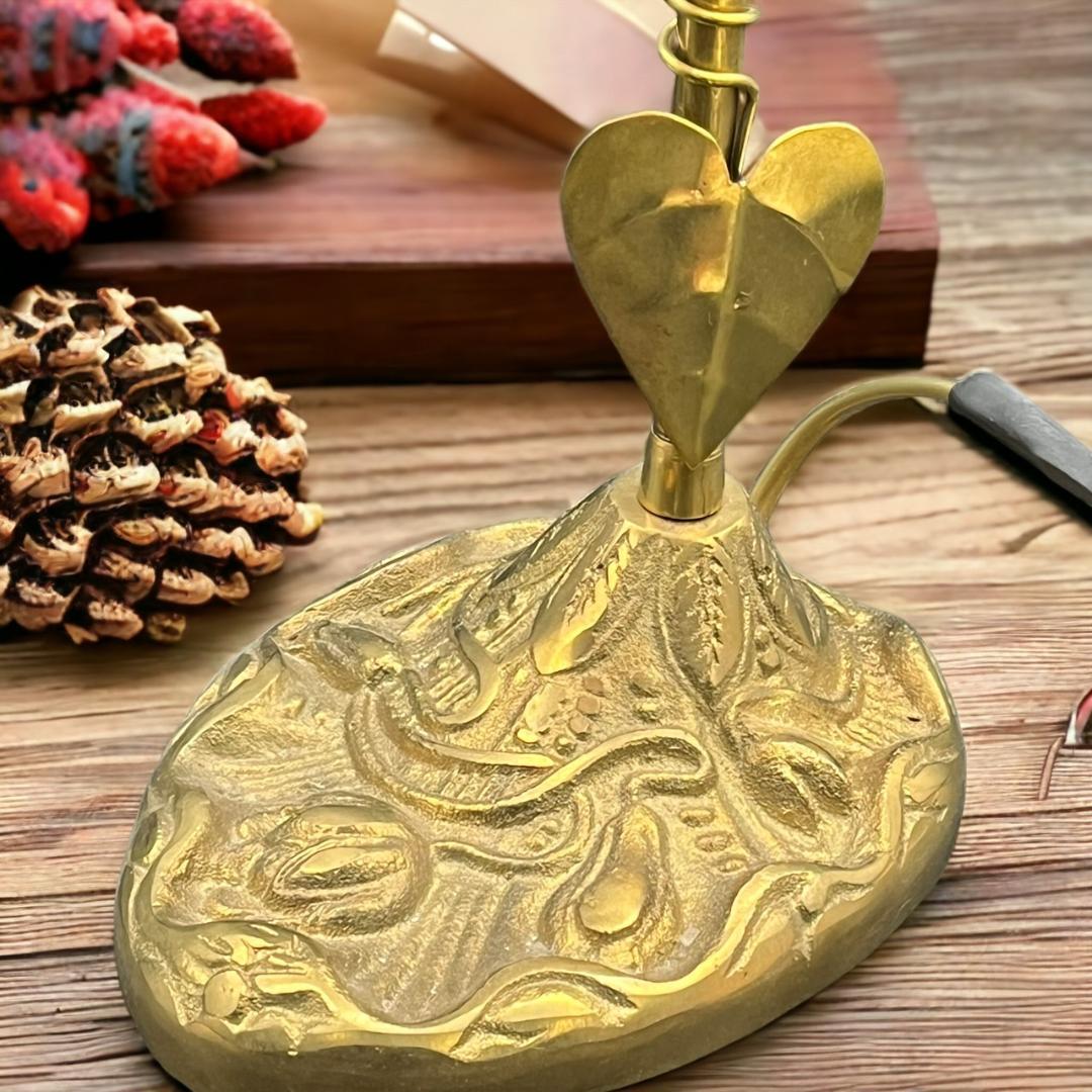 G63ドームナンシー　吊り卓上照明　アンテルカレール　被せガラス　47cm