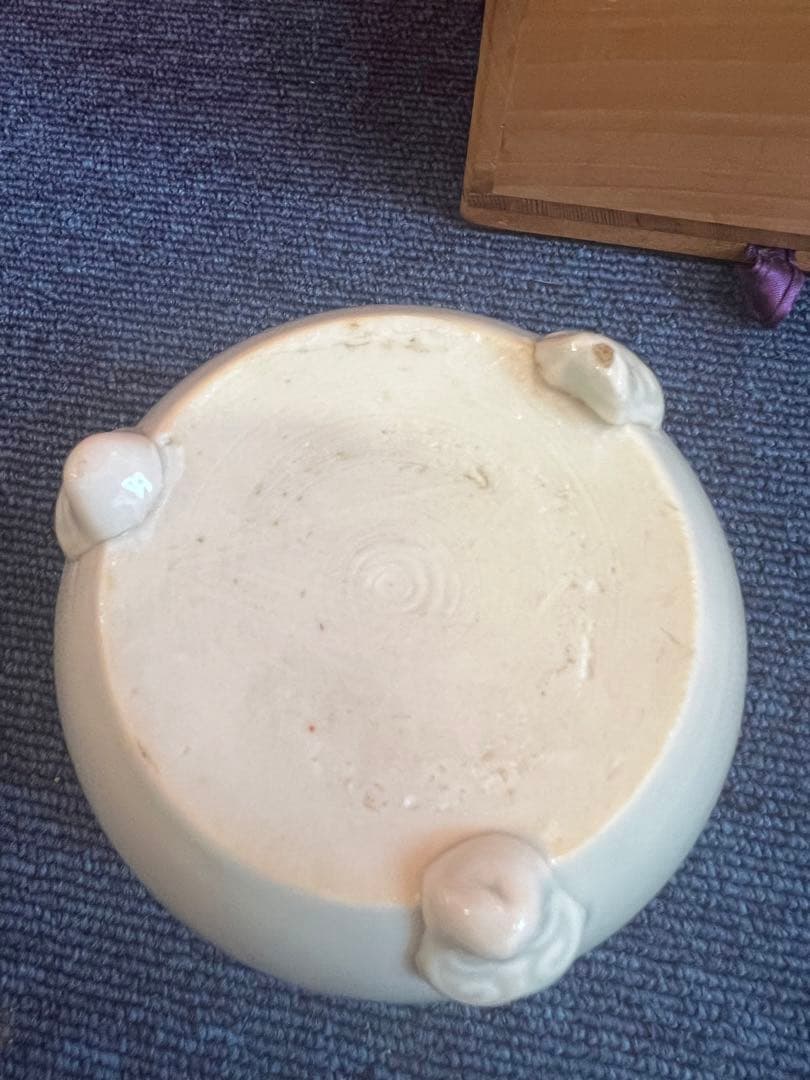 1138  中国　骨董　龍文香炉　時代物