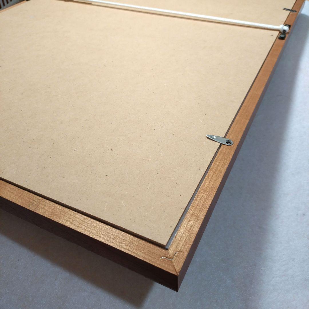 版画 額装品 柘植彩子 花の水彩画 ジクレー 限定 木製フレーム付 ボタニカル