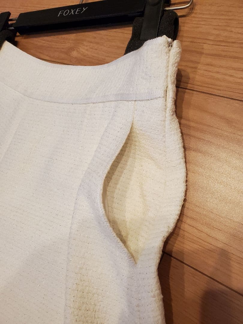 フォクシー　キュロット　ツイード　ほぼ新品です　40　ホワイト