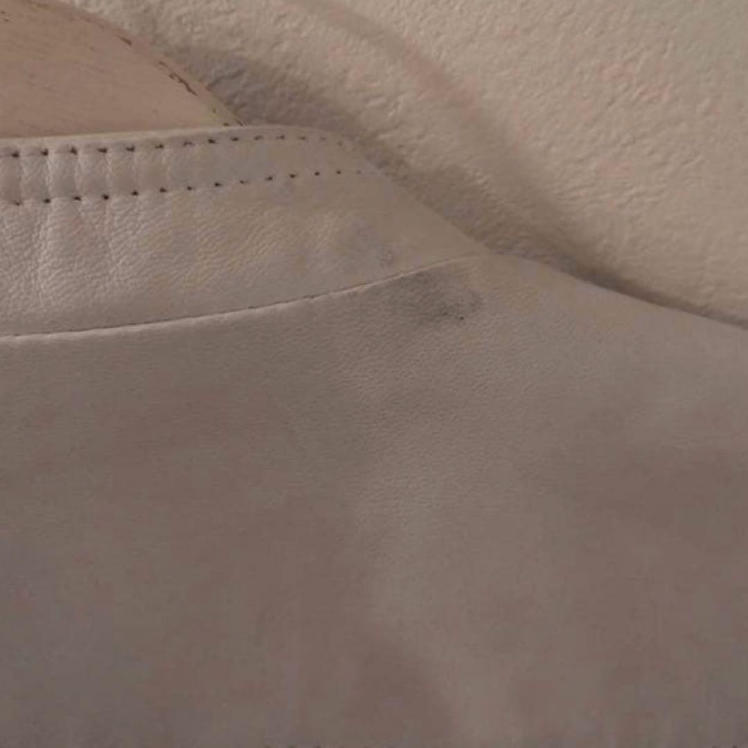 イタリア製00s y2k vkei drip opiumホワイトレザージャケット