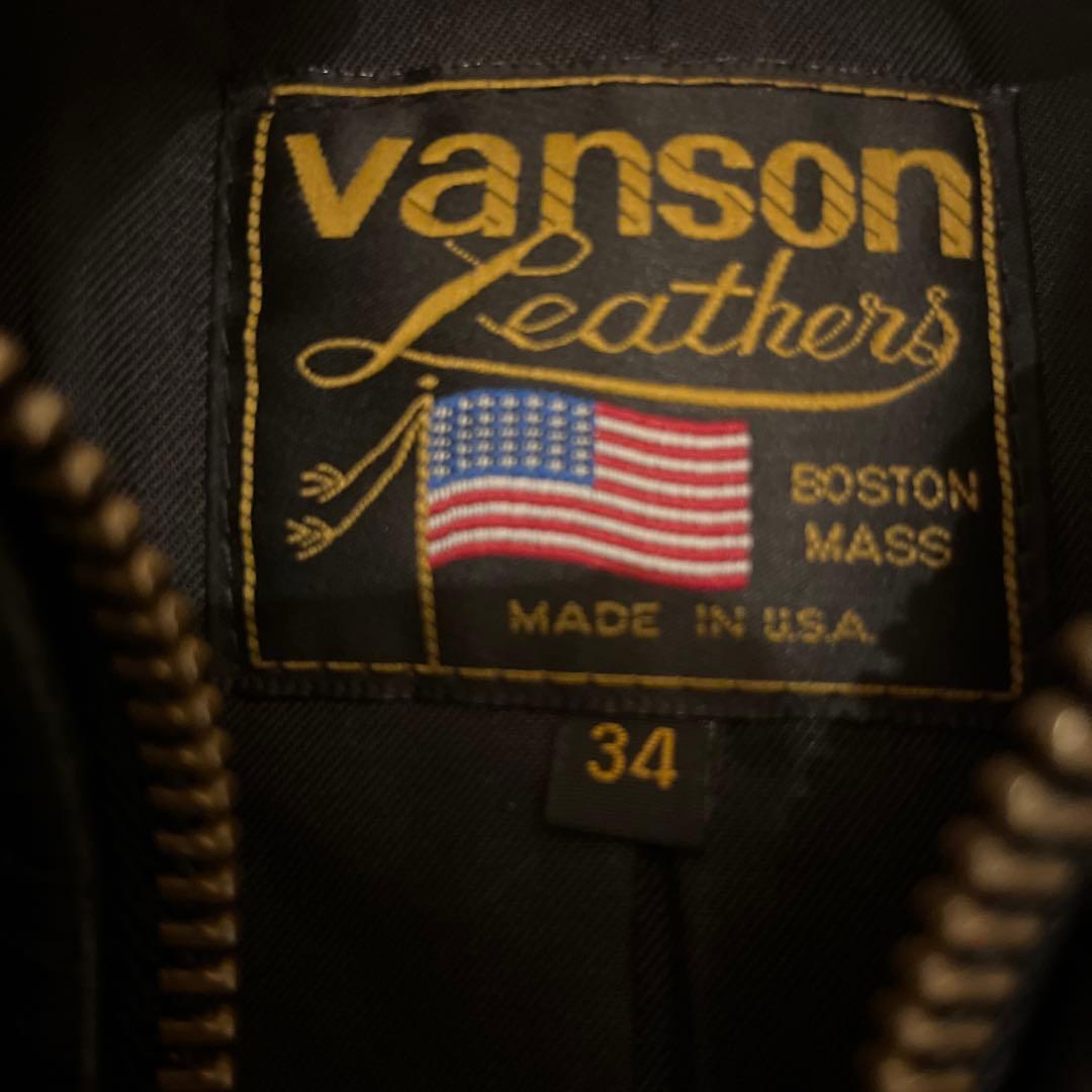 vansonシングルライダース34