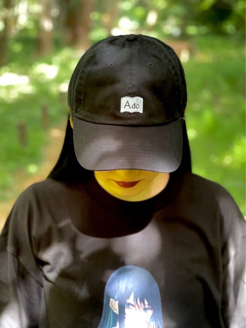 Ado × ヴィレッジヴァンガード ローキャップ ブラック