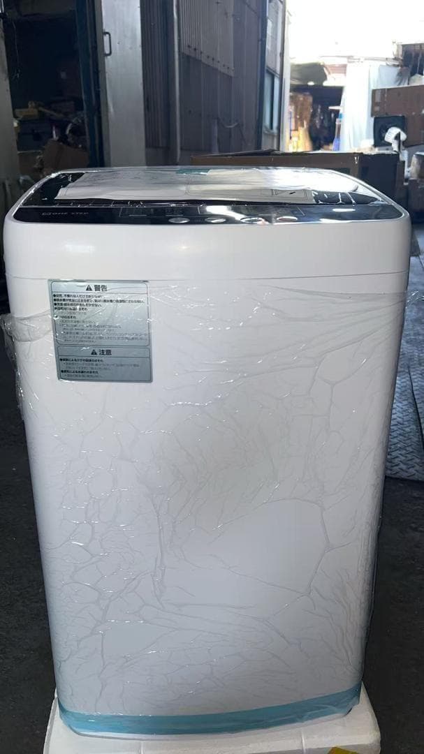 未使用中古美品 全自動洗濯機 3.2kg 縦型洗濯機 乾燥機能 小型 ホワイト