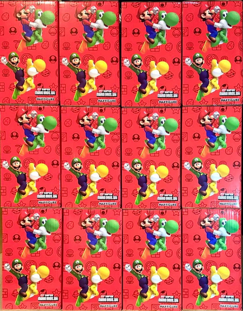 【新品・未開封】24体スーパーマリオブラザーズWiiフィギュア マリオ&ルイージ