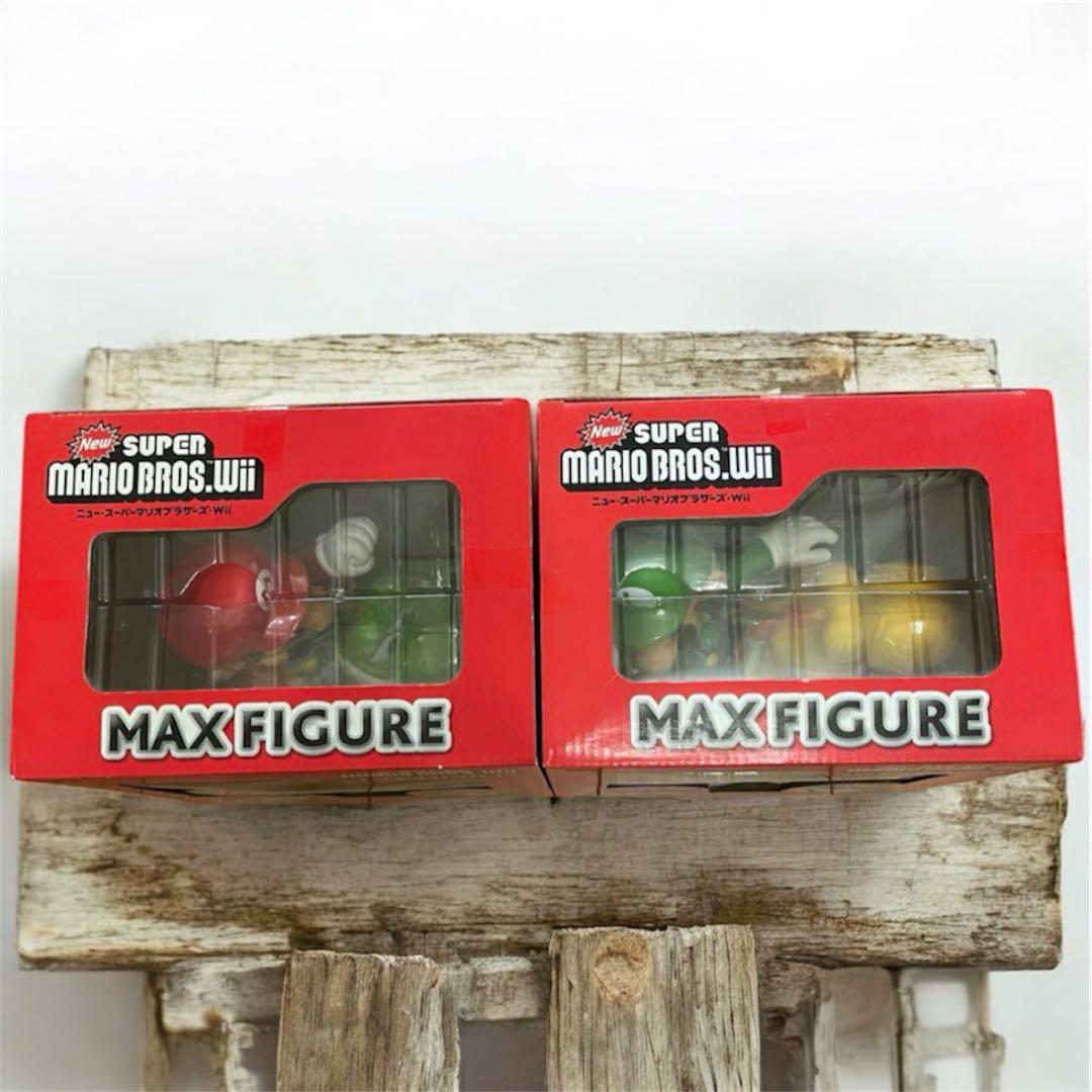 【新品・未開封】24体スーパーマリオブラザーズWiiフィギュア マリオ&ルイージ