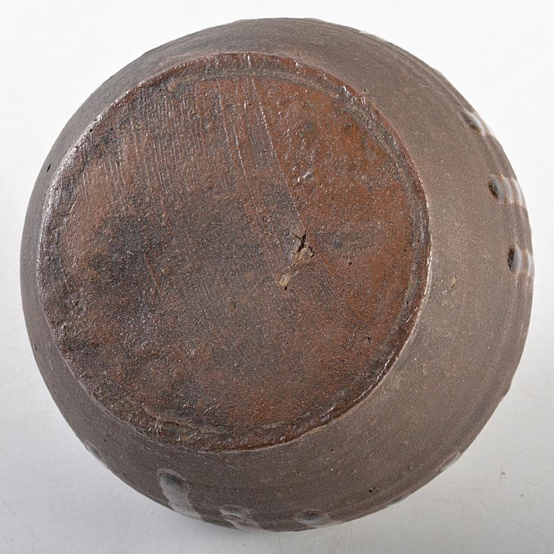 茶道具　丹波焼　古丹波　おはぐろ壷　香炉　火屋付　書付箱　M　R5867