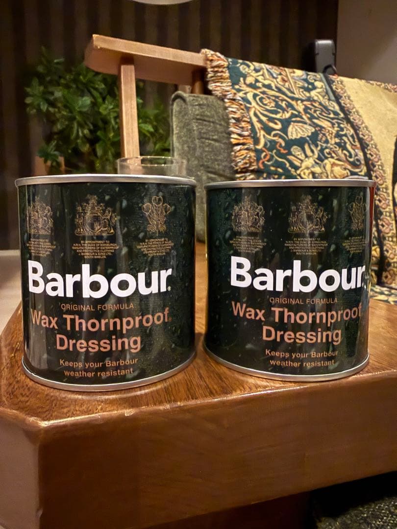 Barbour オイル缶