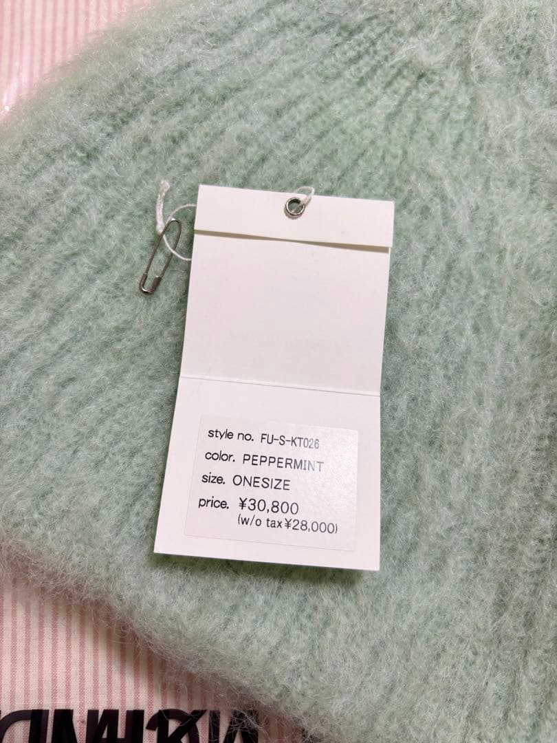 帽子 FUMIKA UCHIDA MOHAIR ALPACA BLEND BEANIE