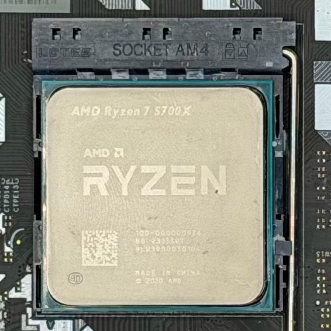 CPU Ryzen5700X DDR4 32GB B550M SteelLegend